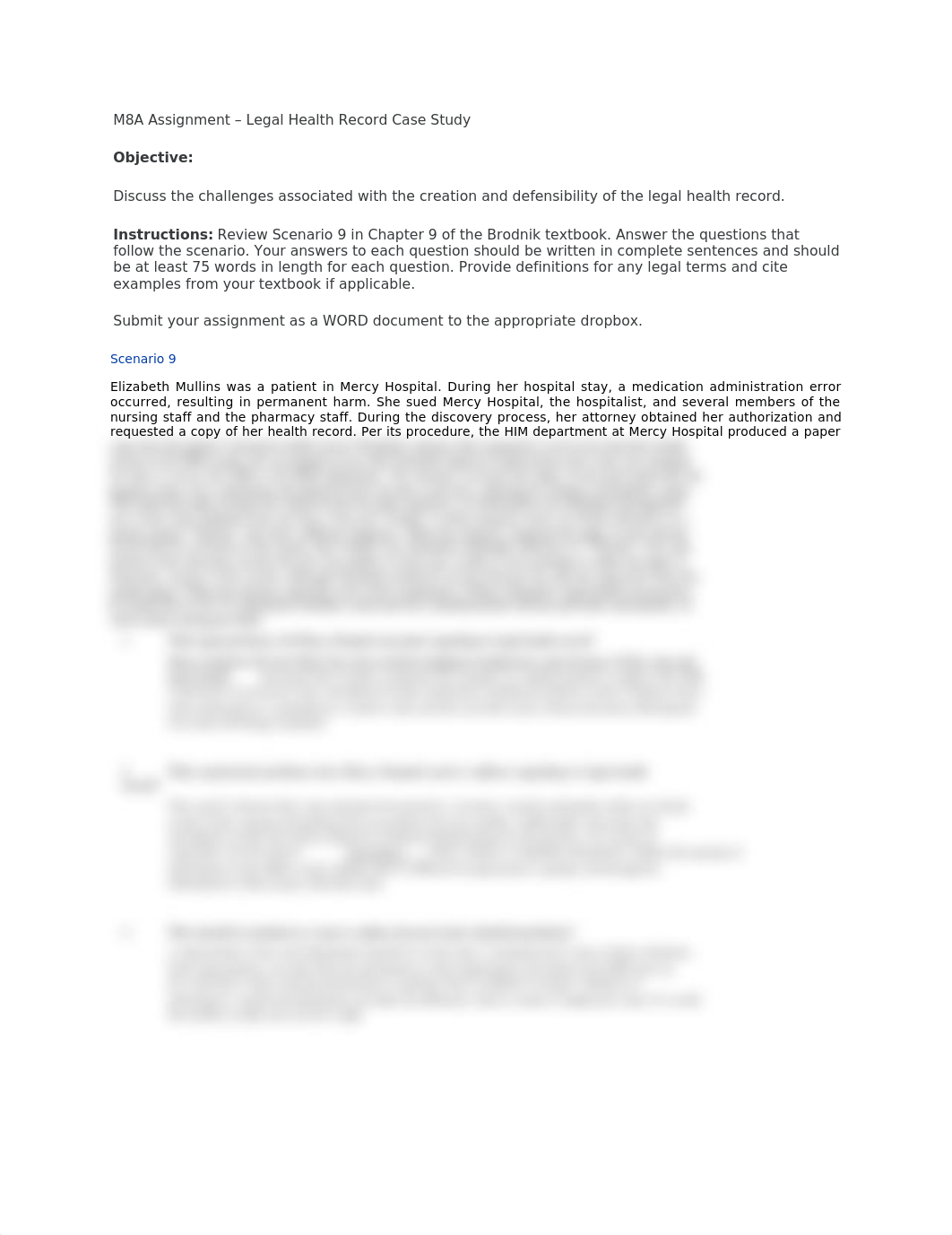 Grzelak M8A Assignment - Legal Health Record Case Study.docx_dc141bul6v2_page1