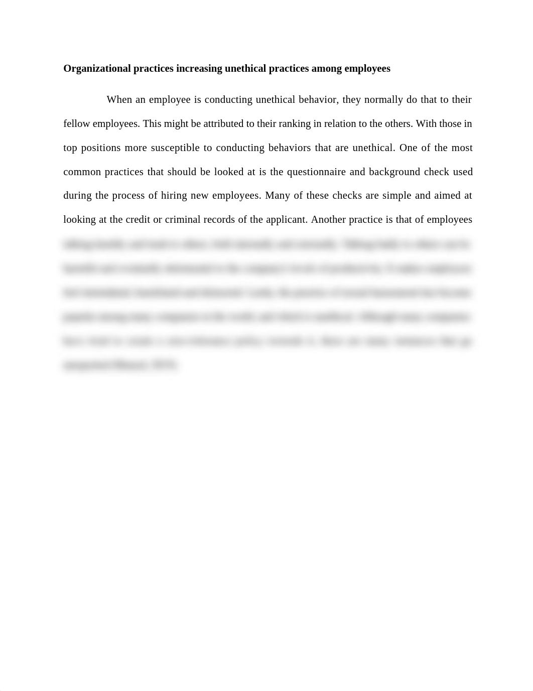 Organizational practices increasing unethical practices among employees.docx_dc1bmbk6tew_page1