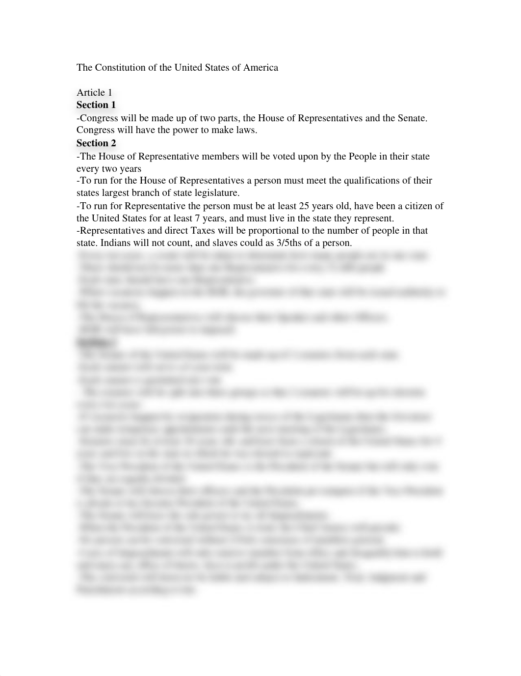 The Constitution of the United States of America analysis_dc1cg2saax6_page1