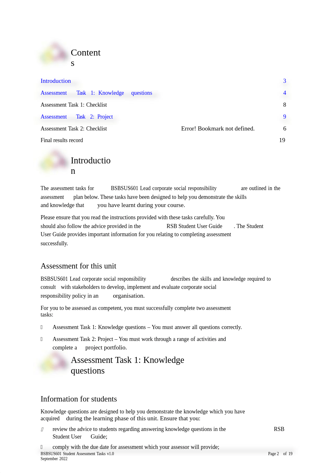 BSBSUS601 Student Assessment Tasks (3).docx_dc1je9zytyu_page2