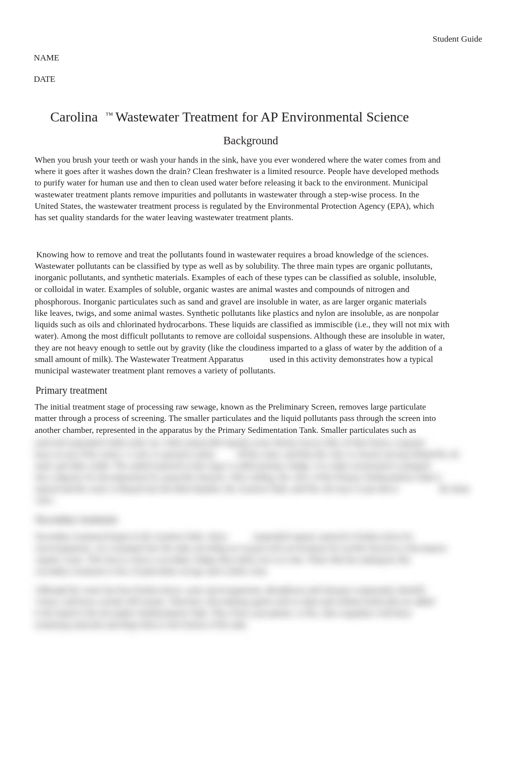 Wastewater Treatment Activity Student Guide.pdf_dc1ma9ql6kq_page1
