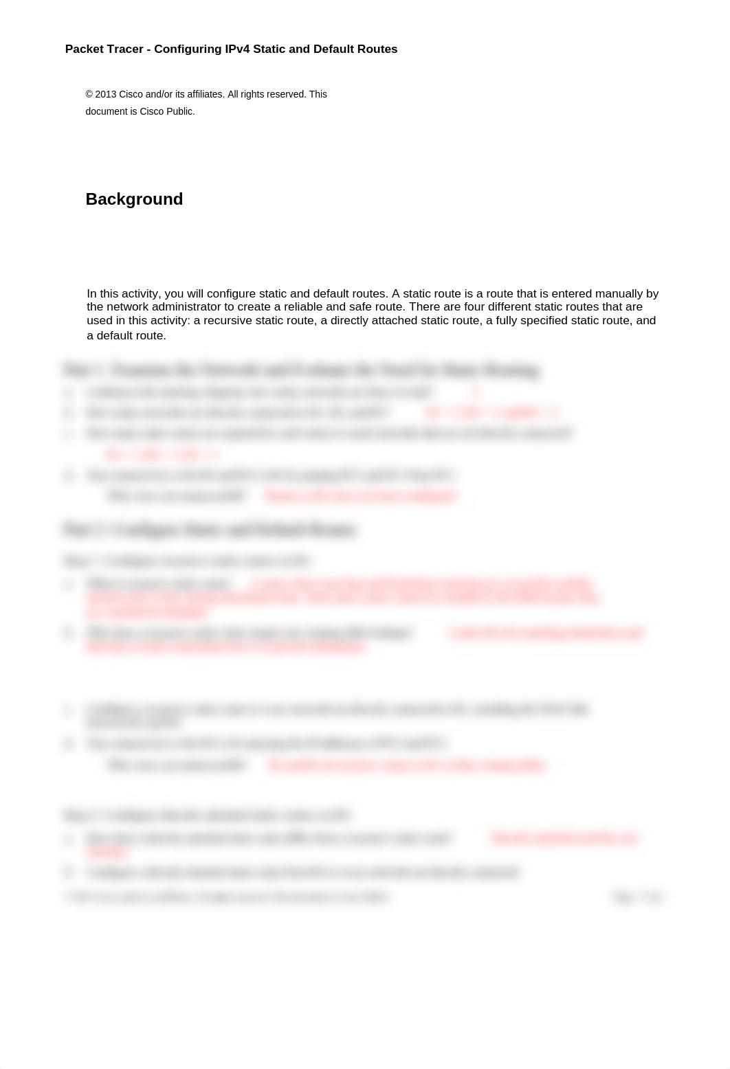 2.2.2.4 Packet Tracer - Configuring IPv4 Static and Default Routes Instructions.docx_dc1q2a4r5bv_page2