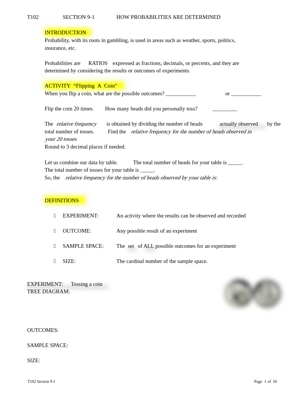 T102 SECTION 9.1 Determining Probabilities_dc1qcw20hfd_page1