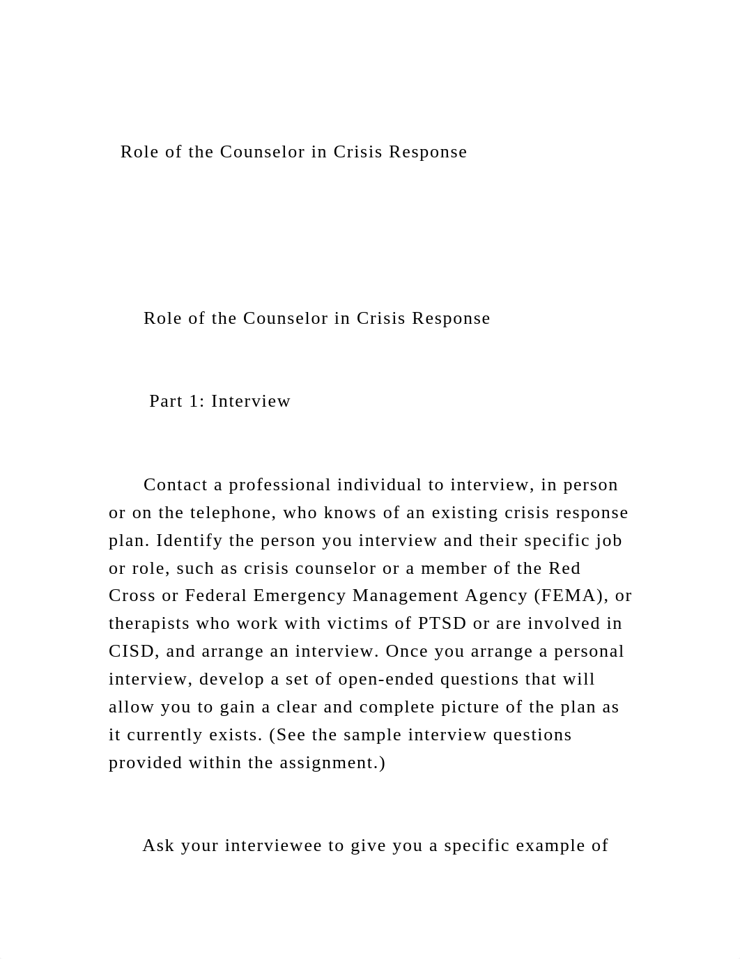 Role of the Counselor in Crisis Response       Role of .docx_dc1tn1gav40_page2