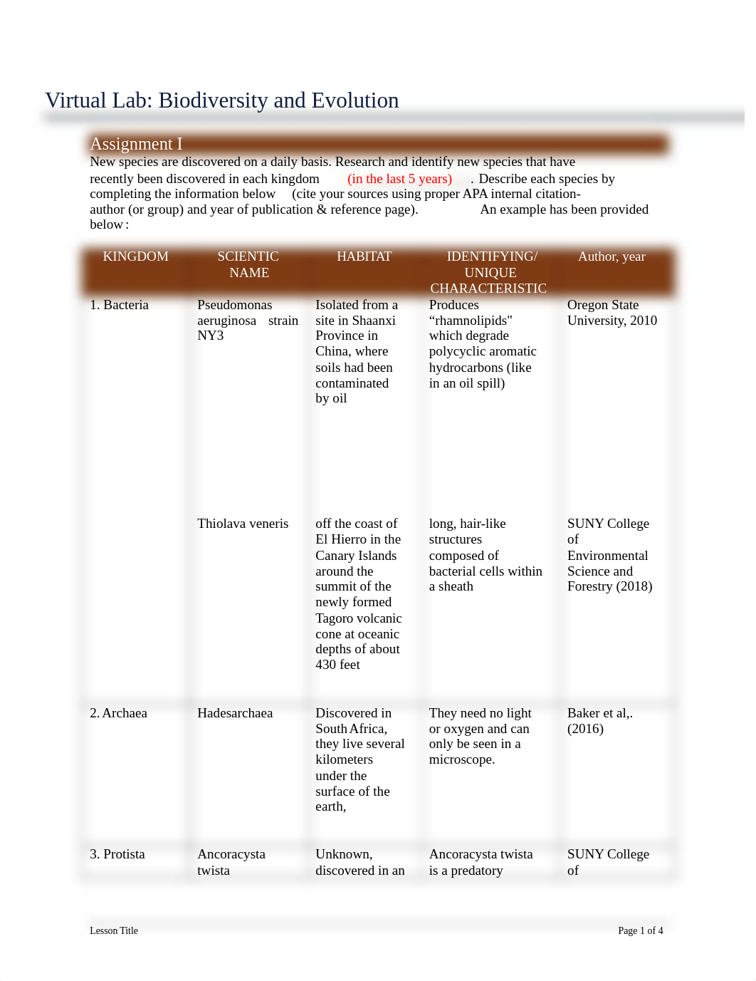 BS 101 Lesson 8 Biodiversity and Evolution.docx_dc1x8g7o9ar_page1