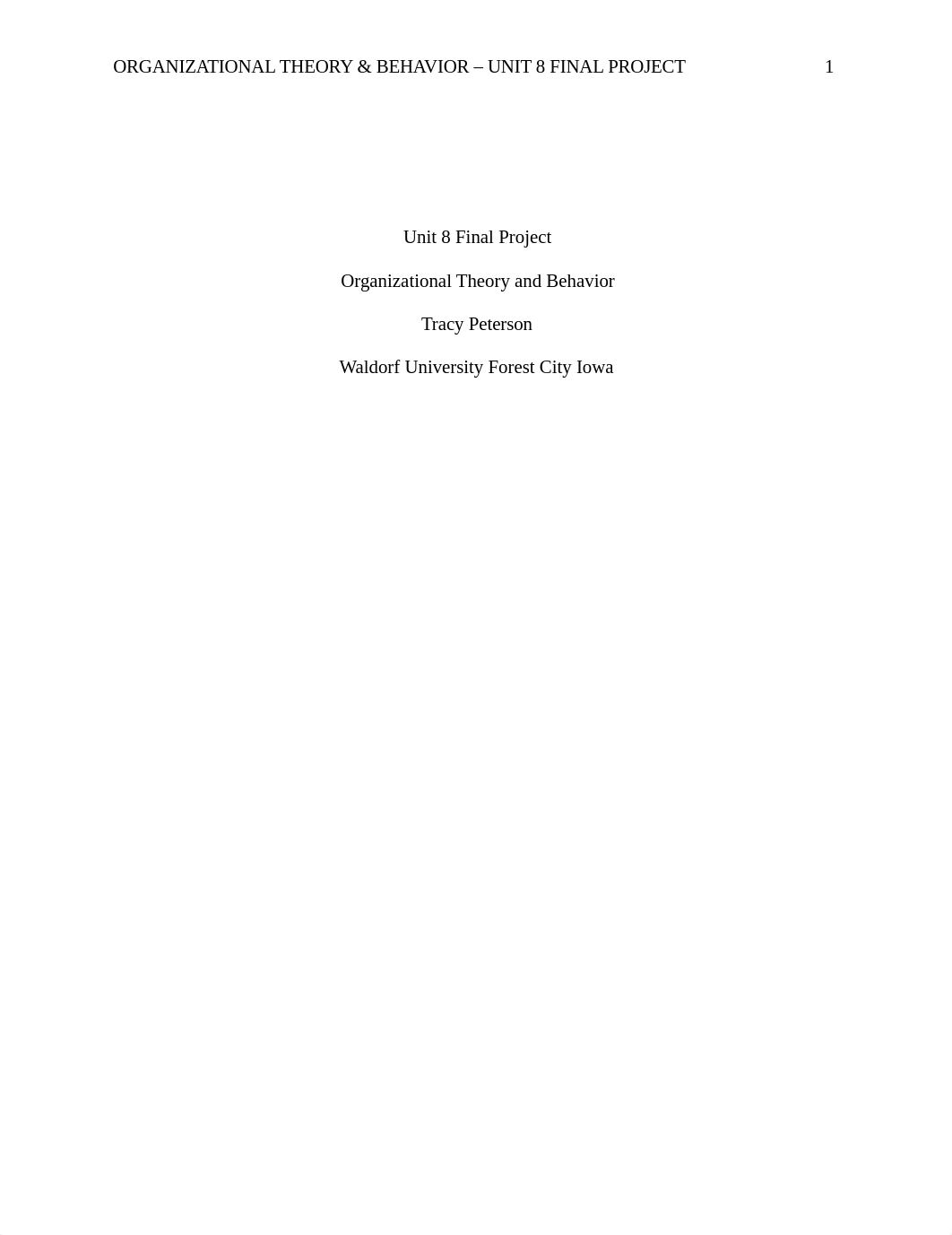 Organizational Theory and Behavior - Unit 8 Final Project.doc_dc2air349rt_page1