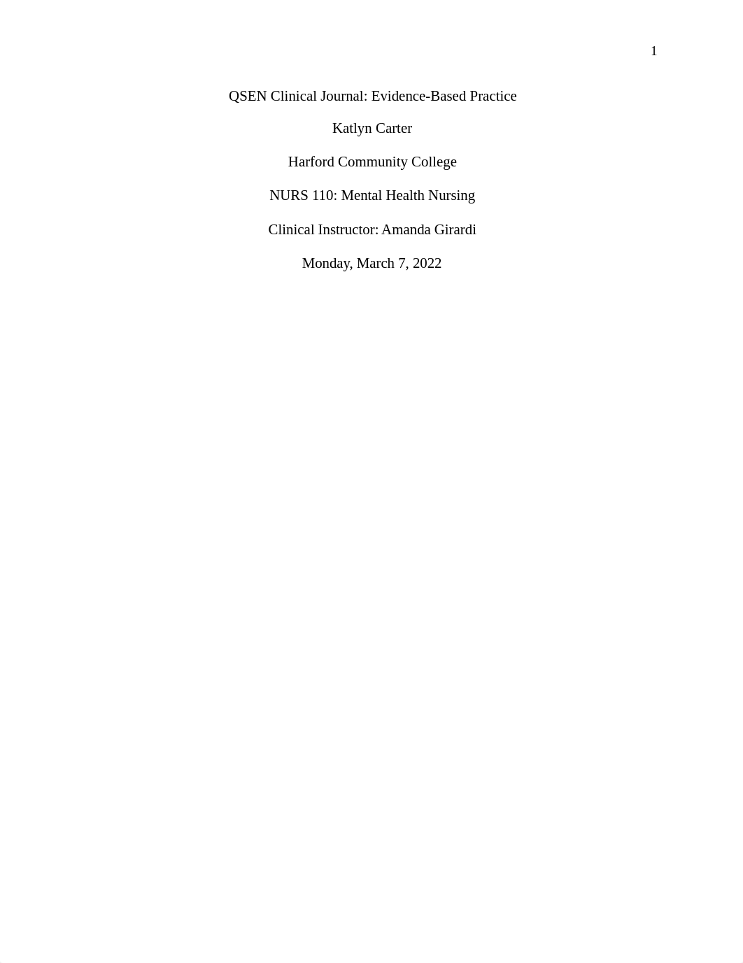 QSEN Clinical Journal-Evidence Based Practice.docx_dc2ima7rfcp_page1