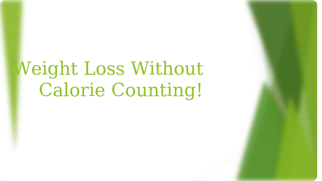 Weight Loss Without Calorie Counting PowerPoint (1).pptx_dc2lykgjrpl_page1