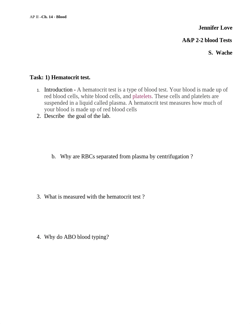 AP2_Lab Write Up_2 Blood Tests_Jennifer Love.docx_dc2sjktd2c6_page1