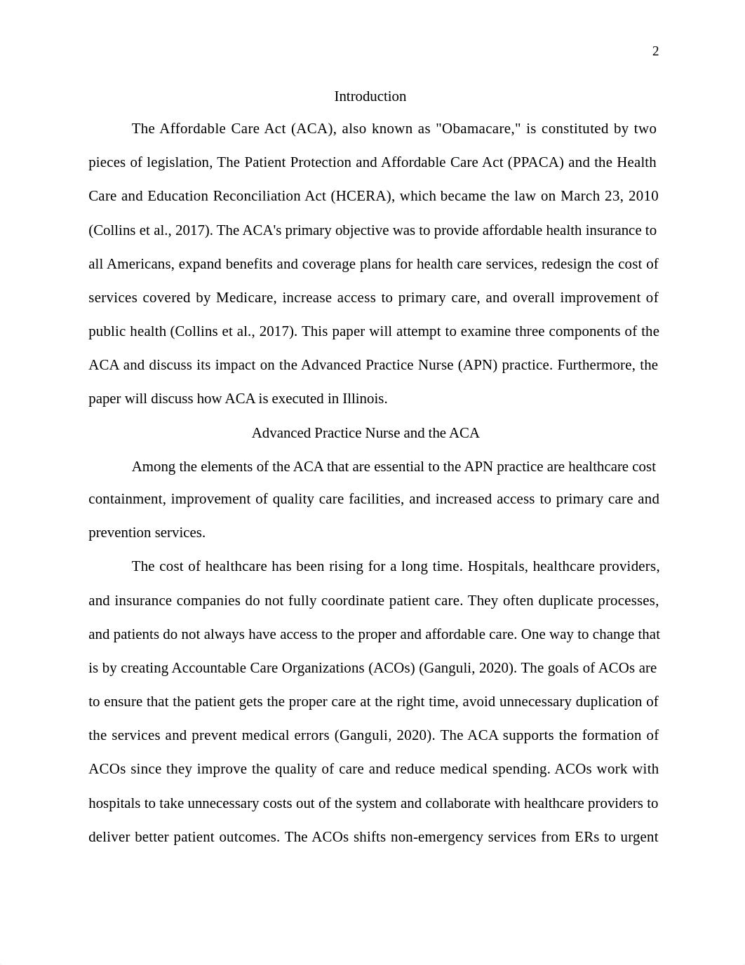 MN506 Impact of Affordable Care Act on Advanced Practice Nursing Role.docx_dc2tb9smvhh_page2