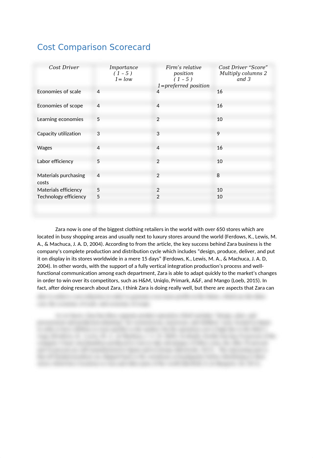 Zara cost reduction+cost scorecard.docx_dc2w9tdq9b9_page1