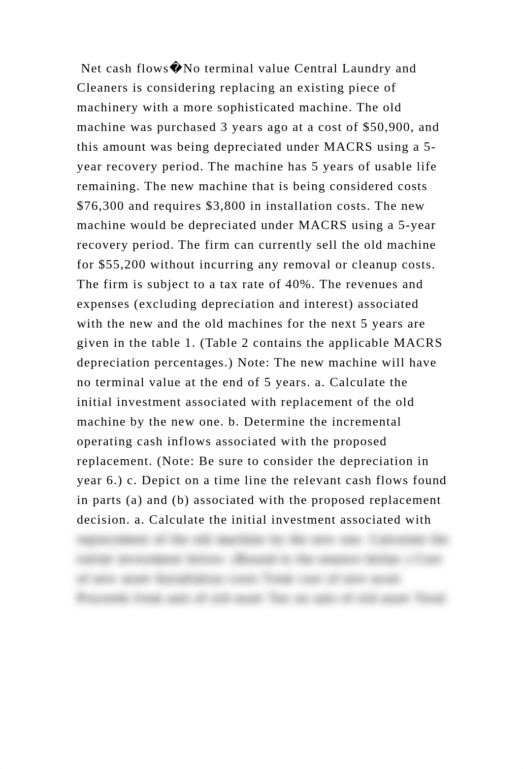 Net cash flows�No terminal value Central Laundry and Cleaners is cons.docx_dc36ic8r1w7_page2