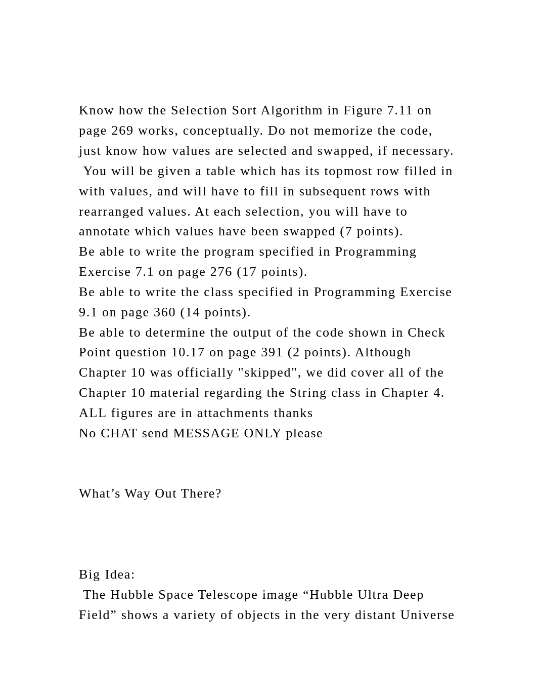 Know how the Selection Sort Algorithm in Figure 7.11 on page 269 w.docx_dc3byls0hta_page2