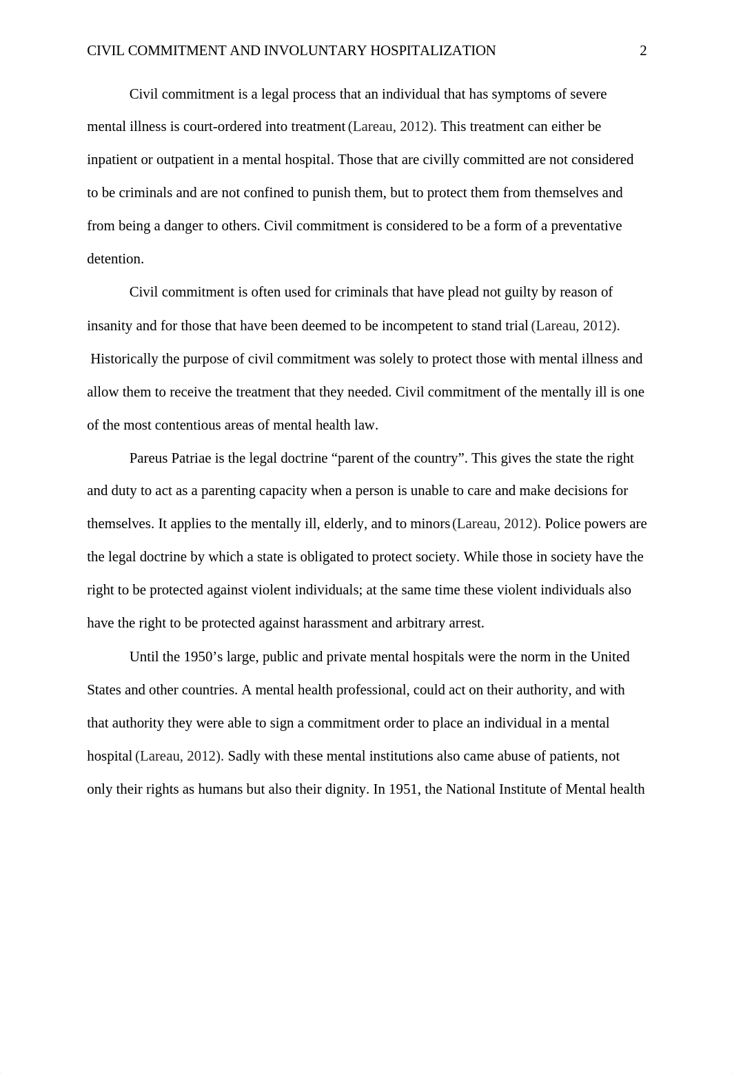 FMH 590 Week 4 CIVIL COMMITMENT AND INVOLUNTARY HOSPITALIZATION.docx_dc3cg168zj6_page2