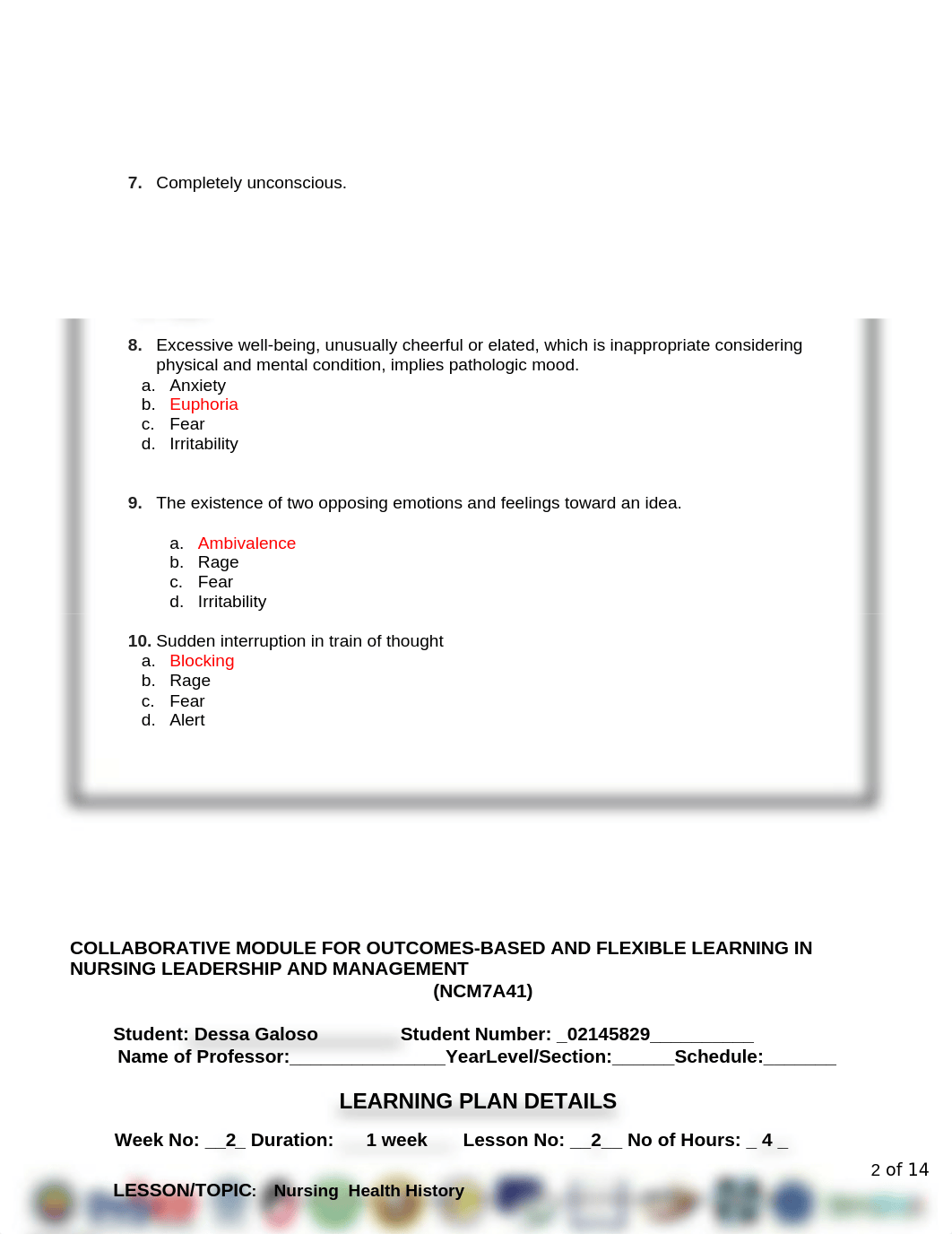 W2 Hx^0 Mental Health Assessment ANswers.docx_dc3f74lra10_page2