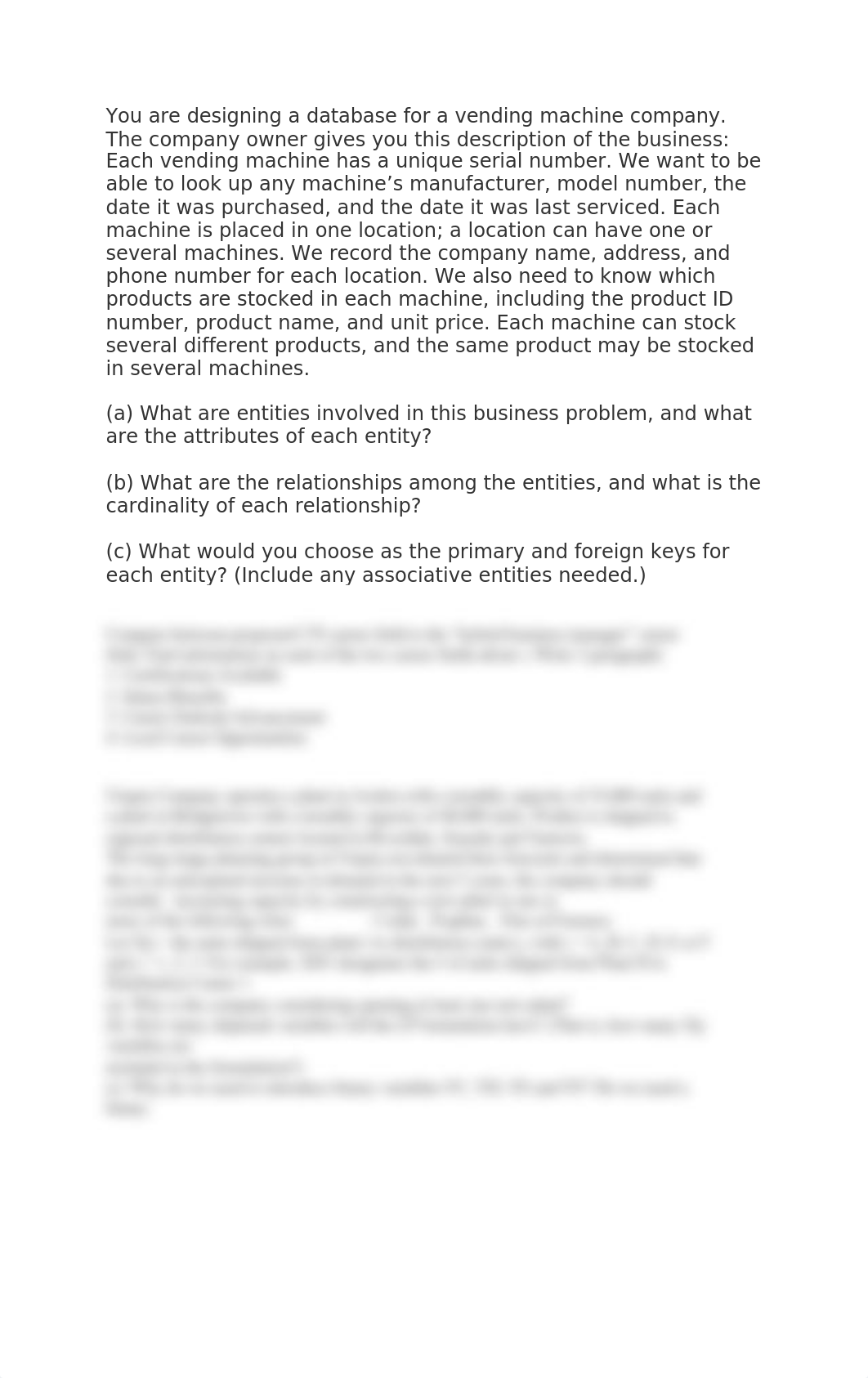 You are designing a database for a vending machine company.docx_dc3ulxwobm4_page1