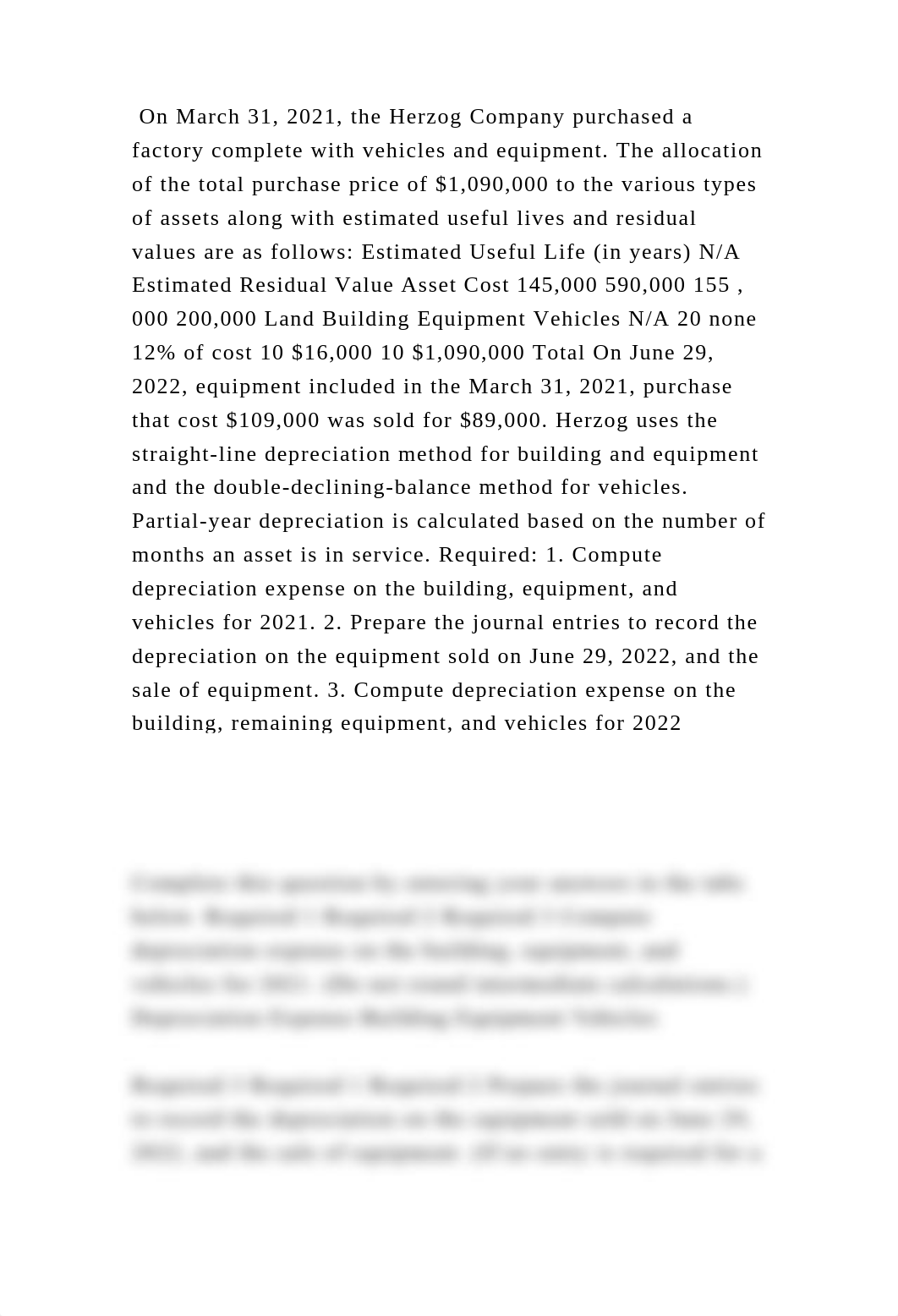 On March 31, 2021, the Herzog Company purchased a factory complete wi.docx_dc405sf08to_page2