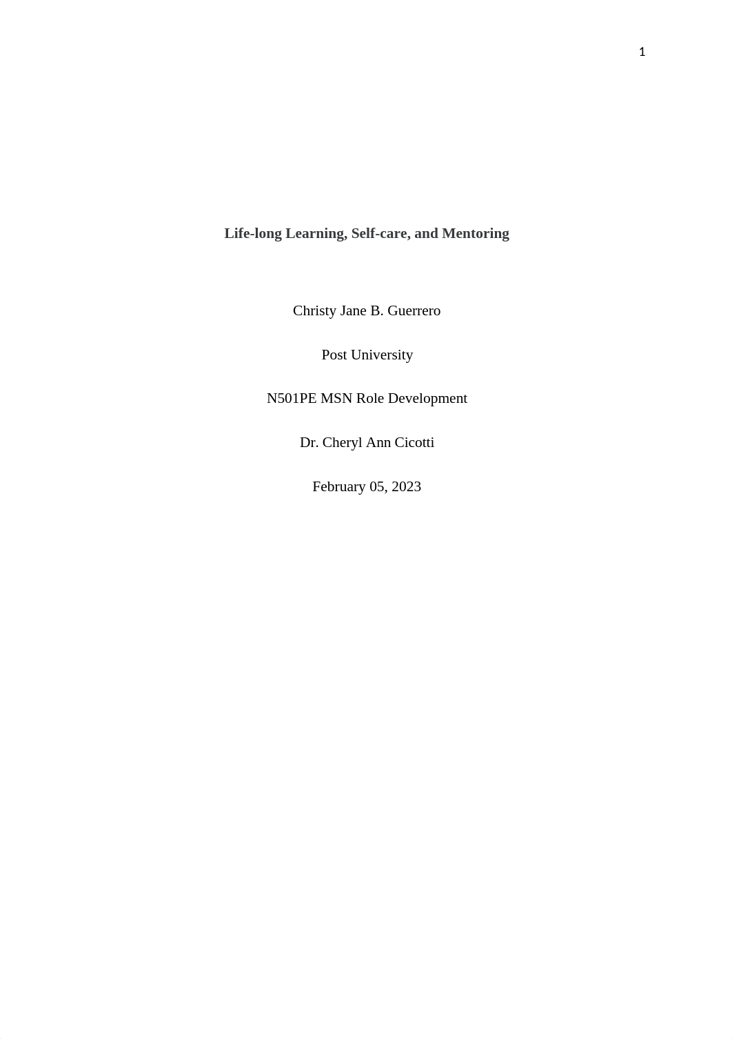 Life-long Learning, Self-care, and Mentoring.docx_dc45yffkxfl_page1