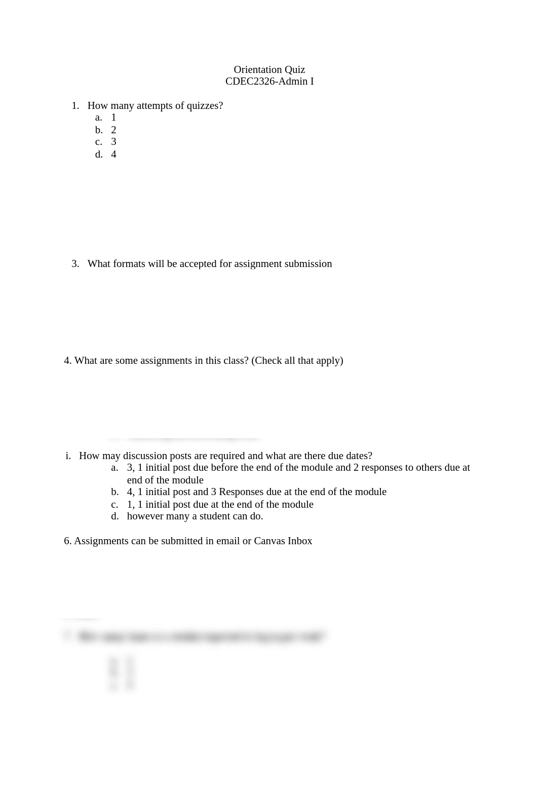 CDEC2326 Orientation Quiz_Fall15_dc4eob2w9w4_page1