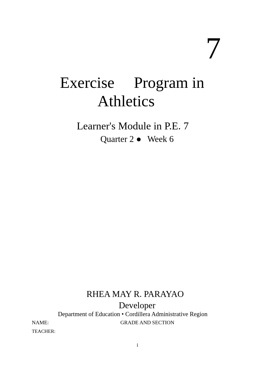 PE7_Q2_Wk6_ExerciseProgramInAthletics_Baguio_Parayao.pdf_dc4gpgxtiac_page1