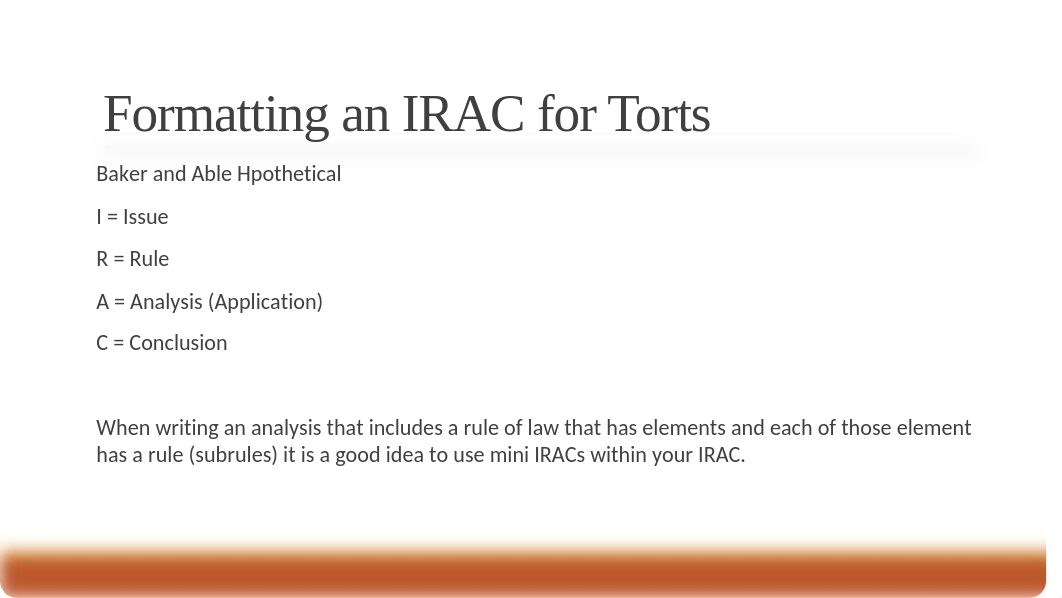 Formatting an IRAC for Torts Essay Questions.pptx_dc4rlf9eary_page2