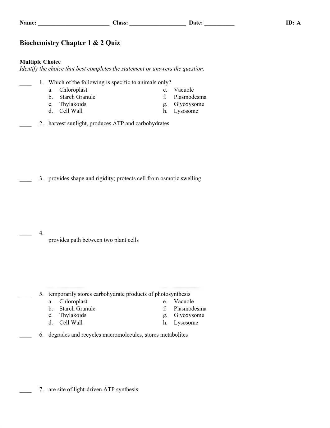 Biochemistry Chapter 1 & 2 Quiz.pdf_dc4un7d128k_page1