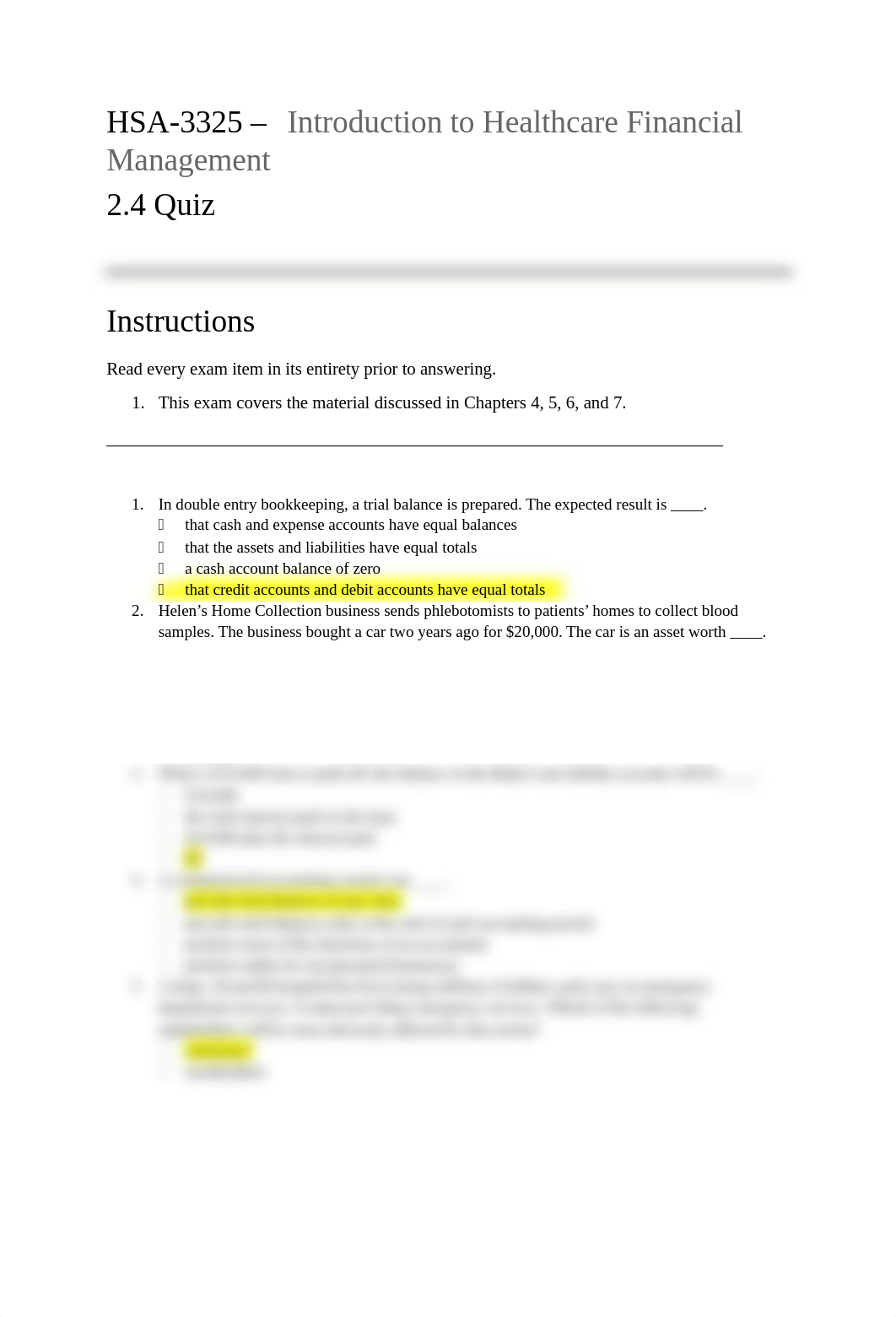 HSA-3325 - Introduction to Healthcare Financial Management - 2.4 Quiz.docx_dc4vk9s0s72_page1