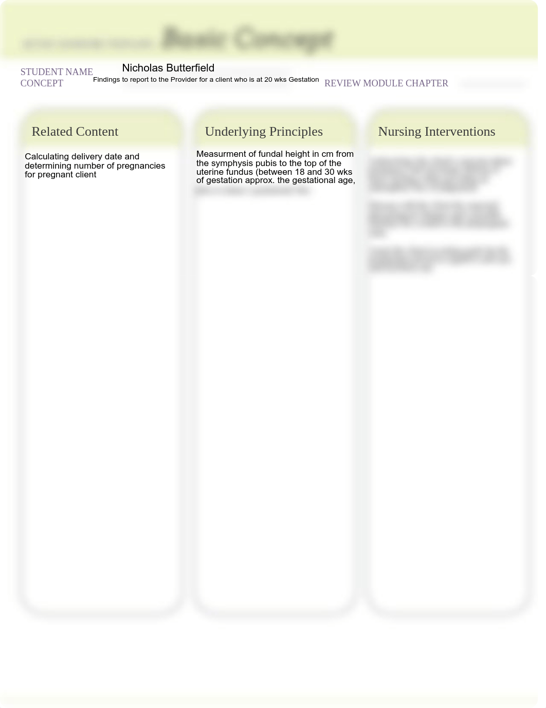 Findings to Report to the Provider for a Client Who is at 20 wks of Gestation.pdf_dc4whzg9sl2_page1