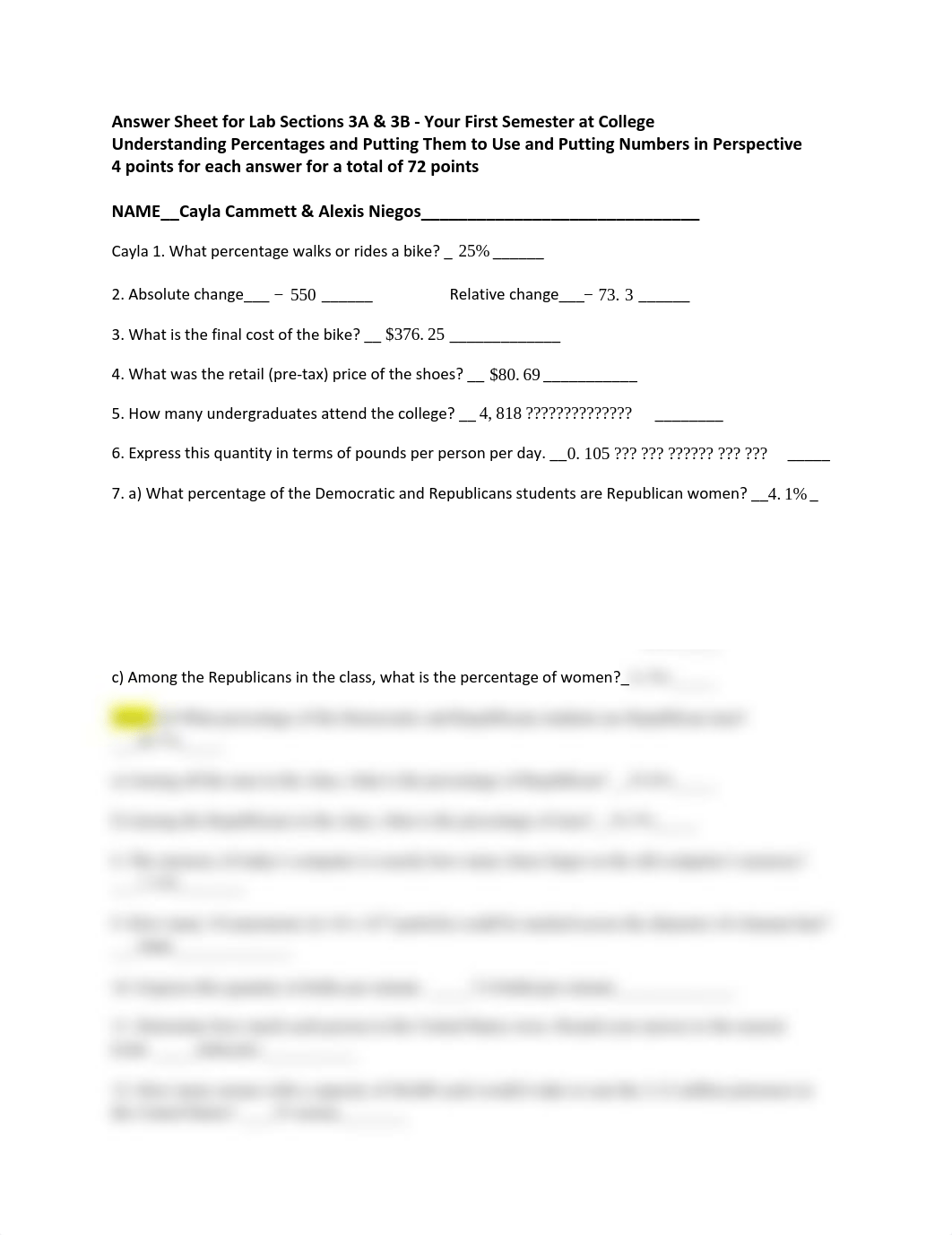 Lab #2 Answer Sheet 3A  3B  - Your First Semester at College.docx.pdf_dc53lbhrcyc_page1