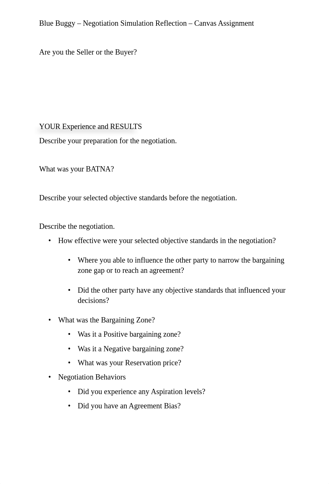 Blue Buggy - Negotiation Simulation Reflection - Canvas Assignment.docx_dc568gm8ly5_page1