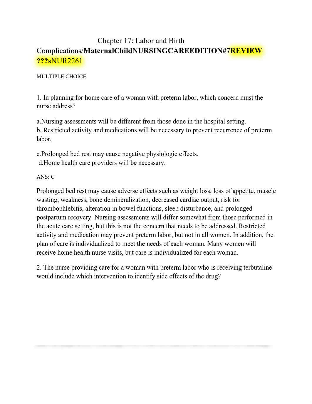 Chapter 17_ Labor and Birth Complications_MaternalChildNURSINGCAREEDITION#7REVIEW - Google Docs.pdf_dc58f633mfi_page1