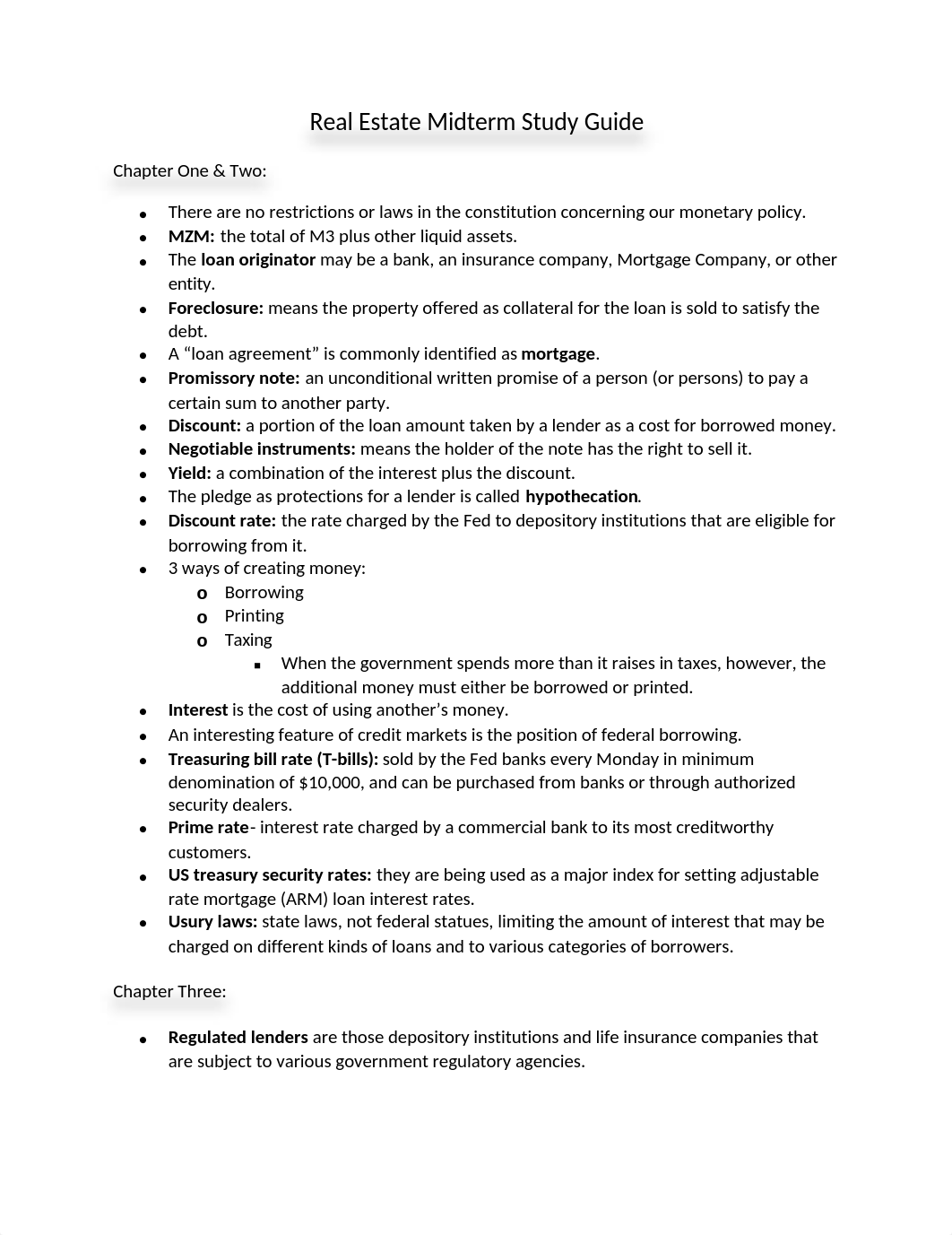 Real Estate Midterm Study Guide_dc5f0sdxphu_page1