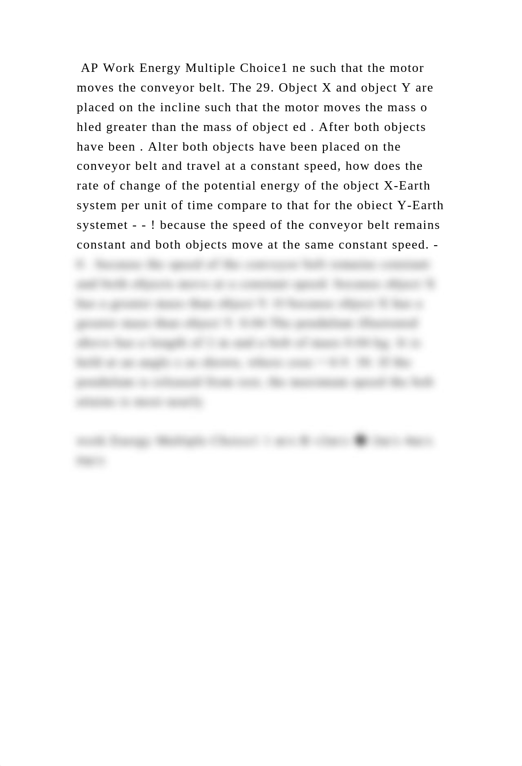 AP Work Energy Multiple Choice1 ne such that the motor moves the conv.docx_dc5jxwzo3qt_page1