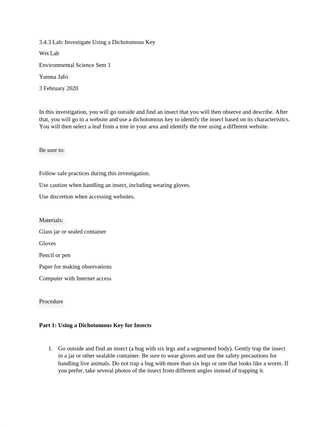 3.4.3 Lab Using a Dichotomous Key .docx_dc5lpmembhv_page1