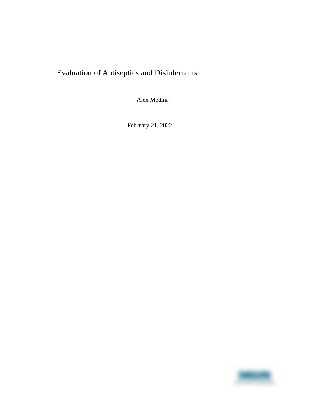 580722 Evaluation of Antiseptics and Disinfectants Q.docx_dc65ndzol8s_page1