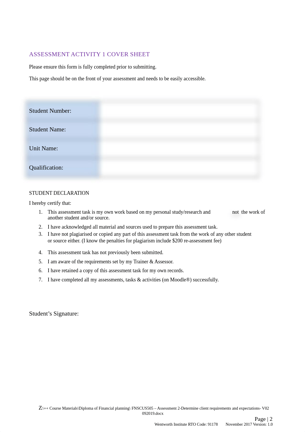 Assessment 2 -Determine client requirements and expectations.docx_dc670d7pc7p_page2