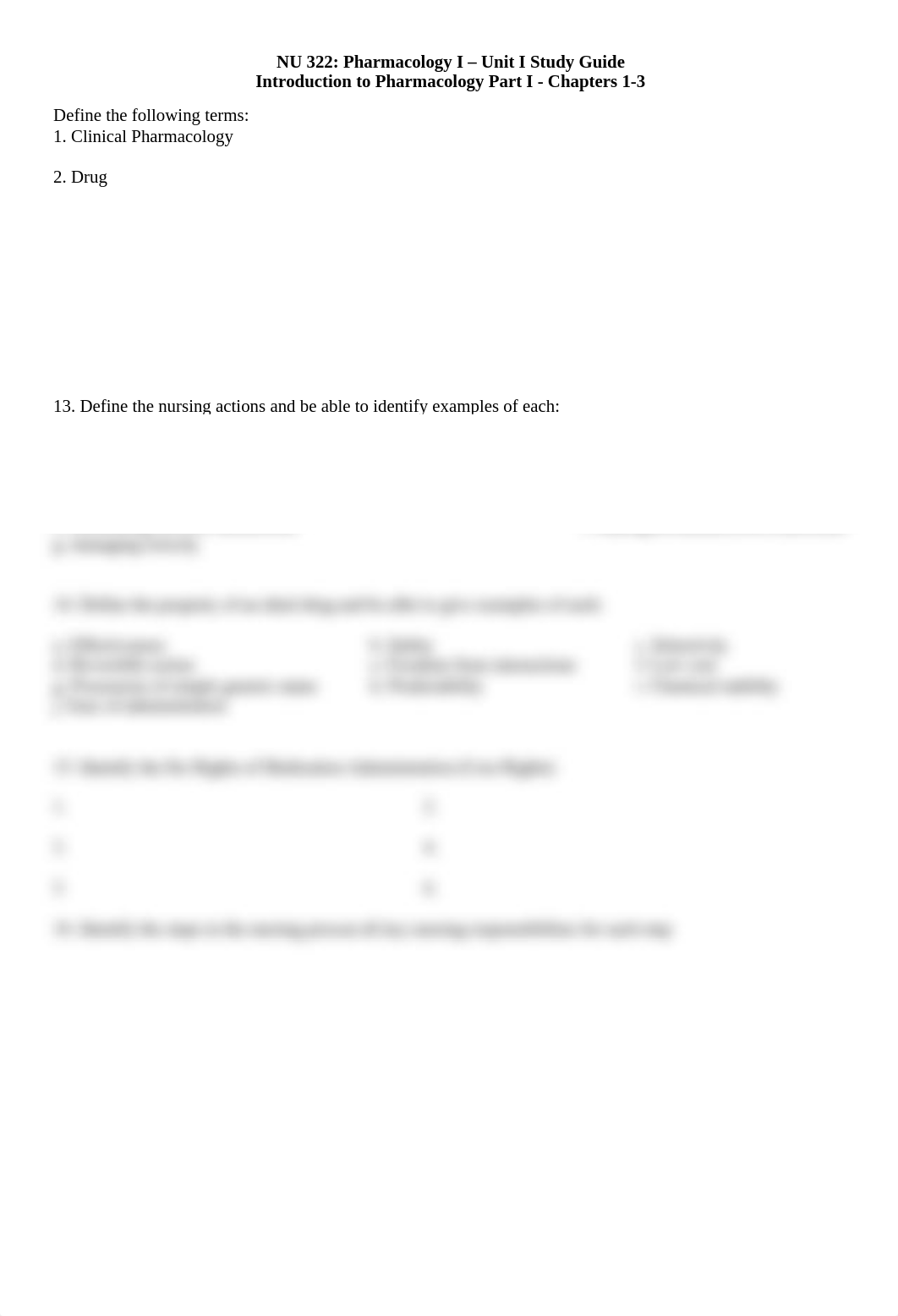 Pharmacology I_Unit I_Part I Study Guide (1).docx_dc6ko5pagqi_page1
