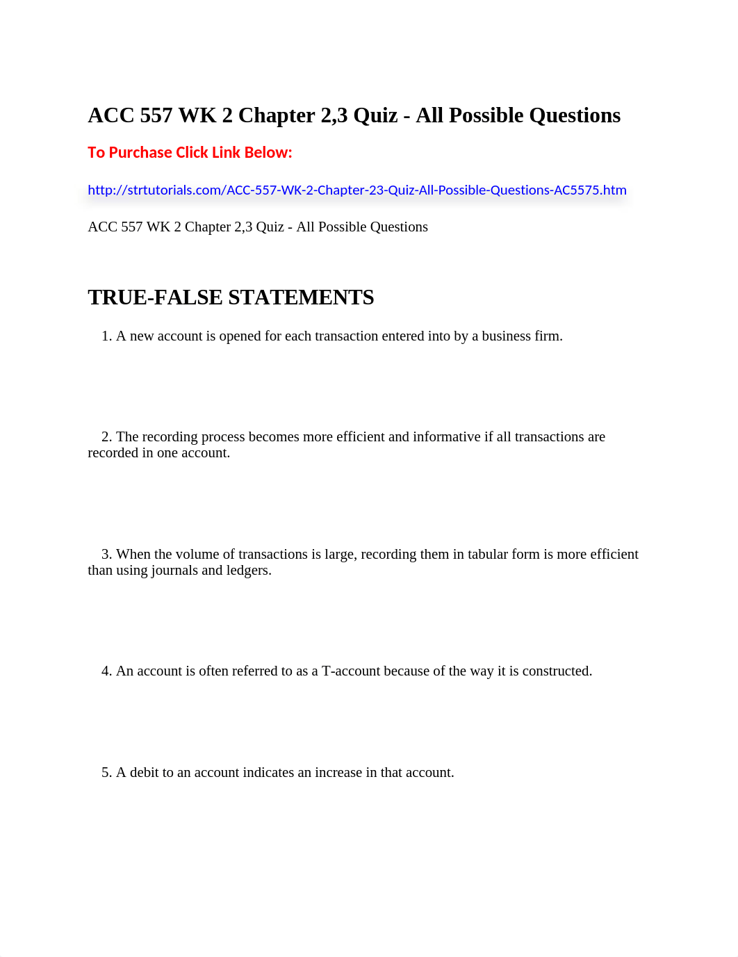 ACC 557 WK 2 Chapter 2,3 Quiz - All Possible Questions_dc79u1a9jos_page1