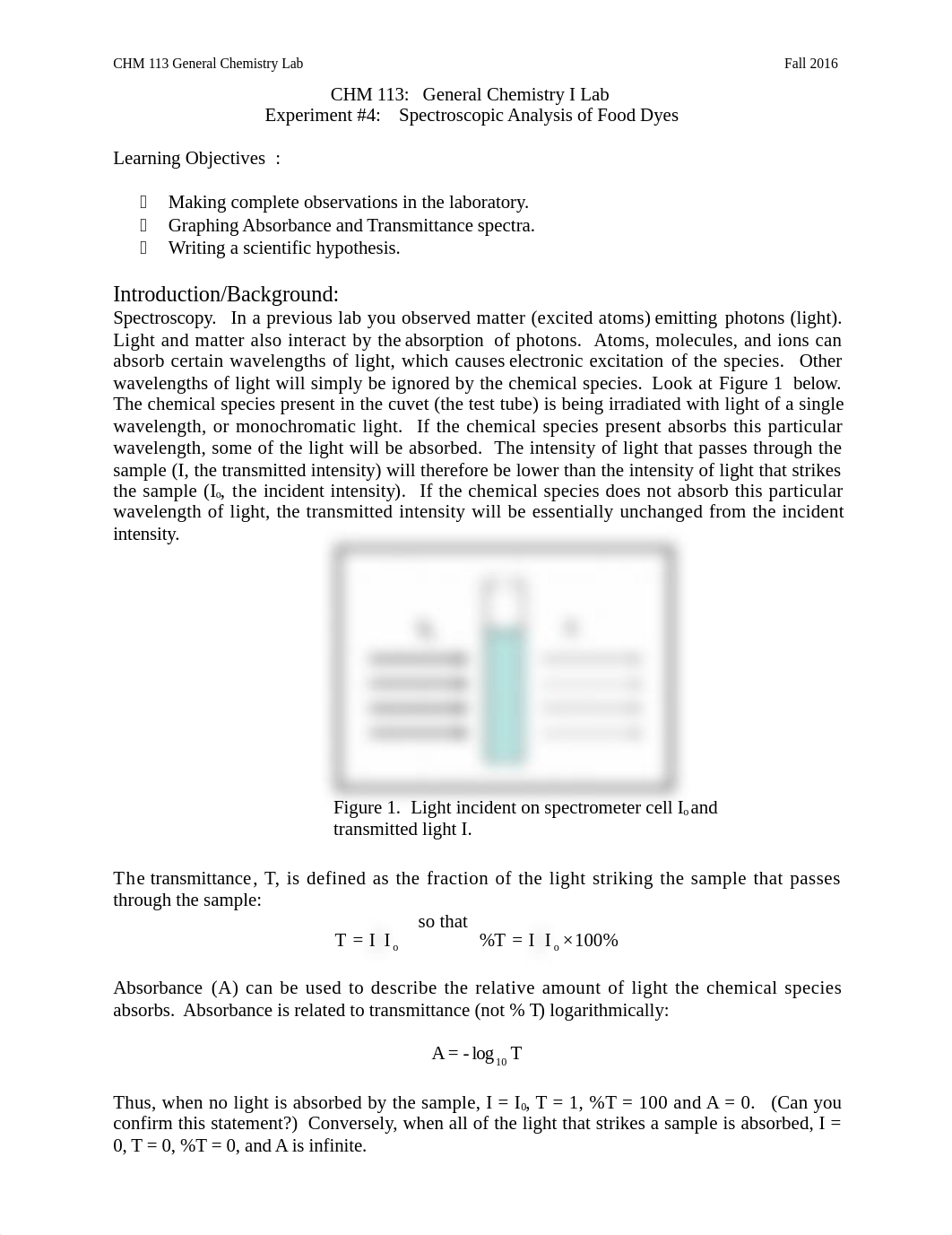 Experiment 4 Spectroscopic Analysis of Food Dyes.docx_dc7lssf3mqh_page1