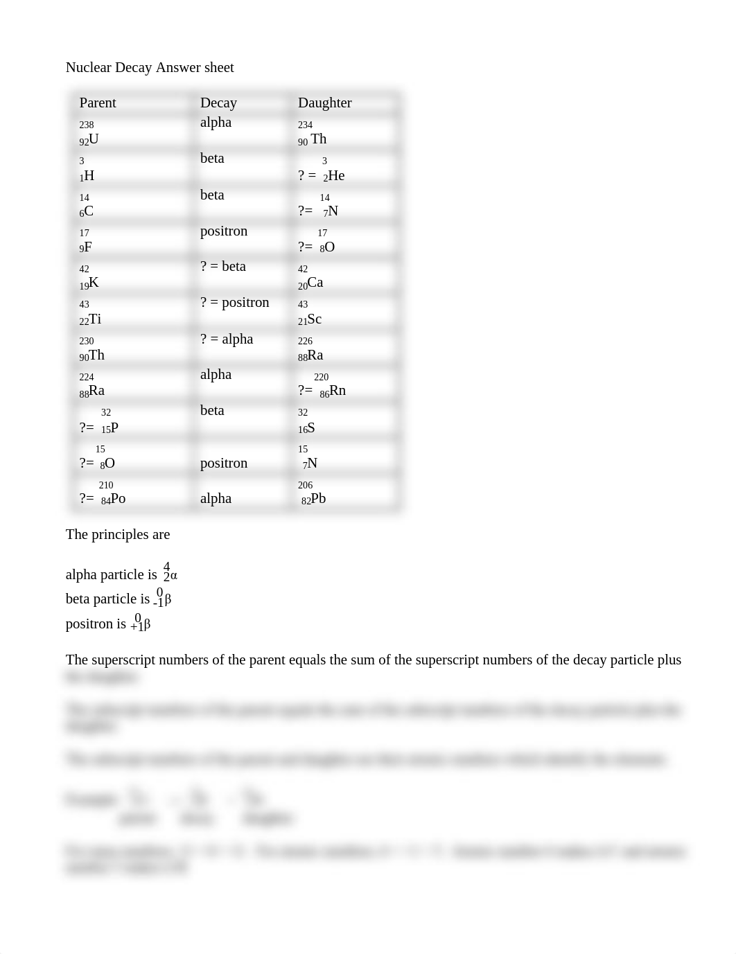 nuclear decay answersheet S-16.pdf_dc82kezmzn2_page1