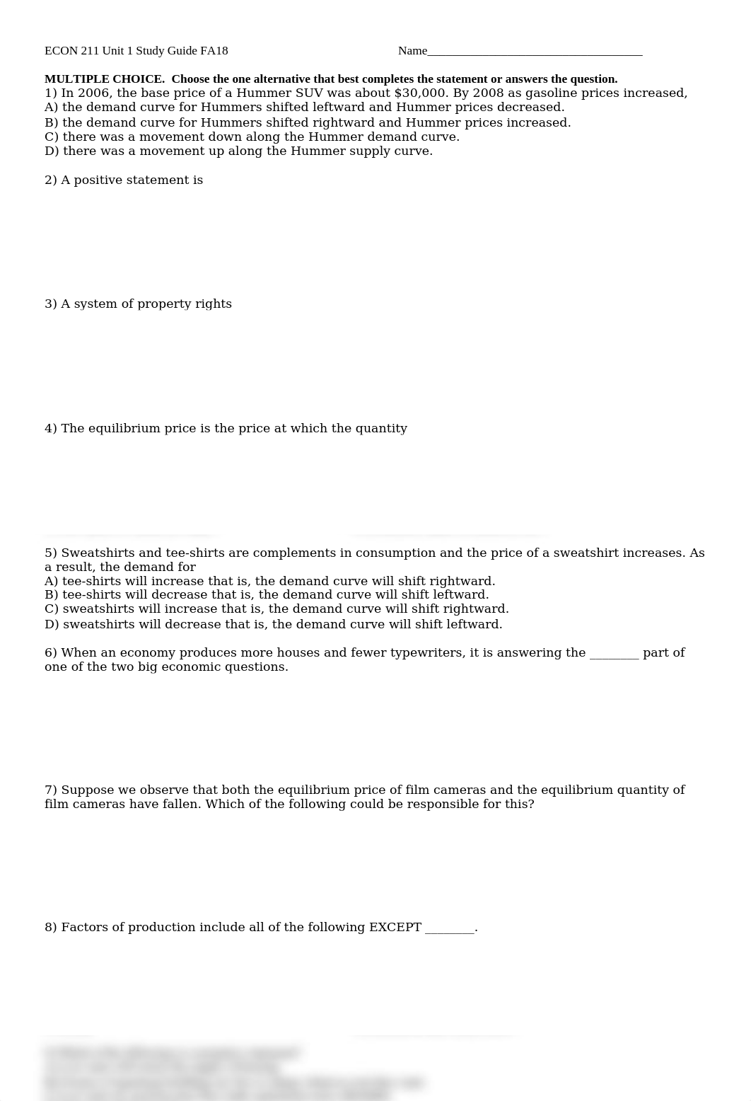 ECON 211 Unit 1 Study Guide FA18.docx_dc86uxb48m1_page1