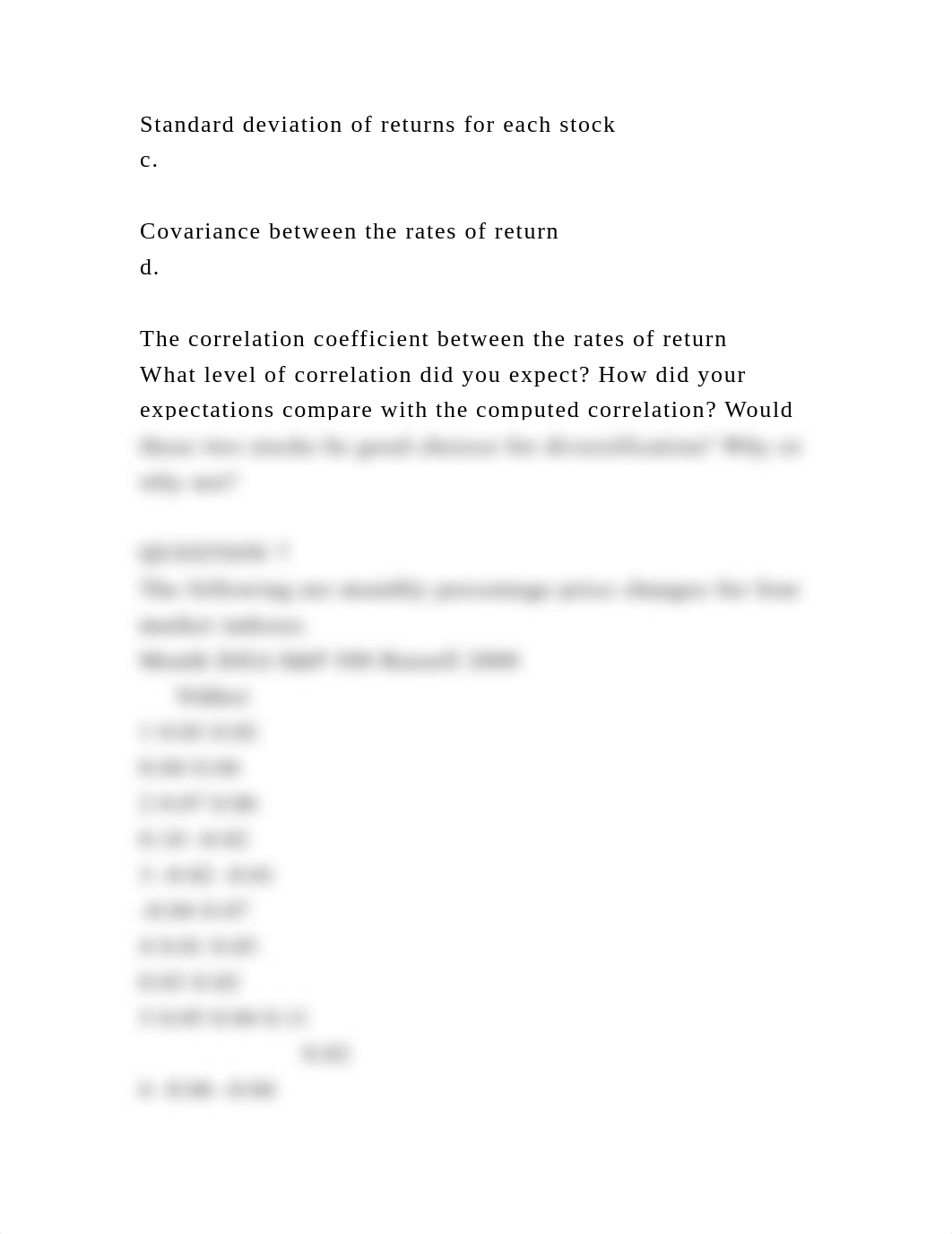 CHAPTER 7QUESTION 3The following are the monthly rates of return.docx_dc8bd9e5wc1_page3