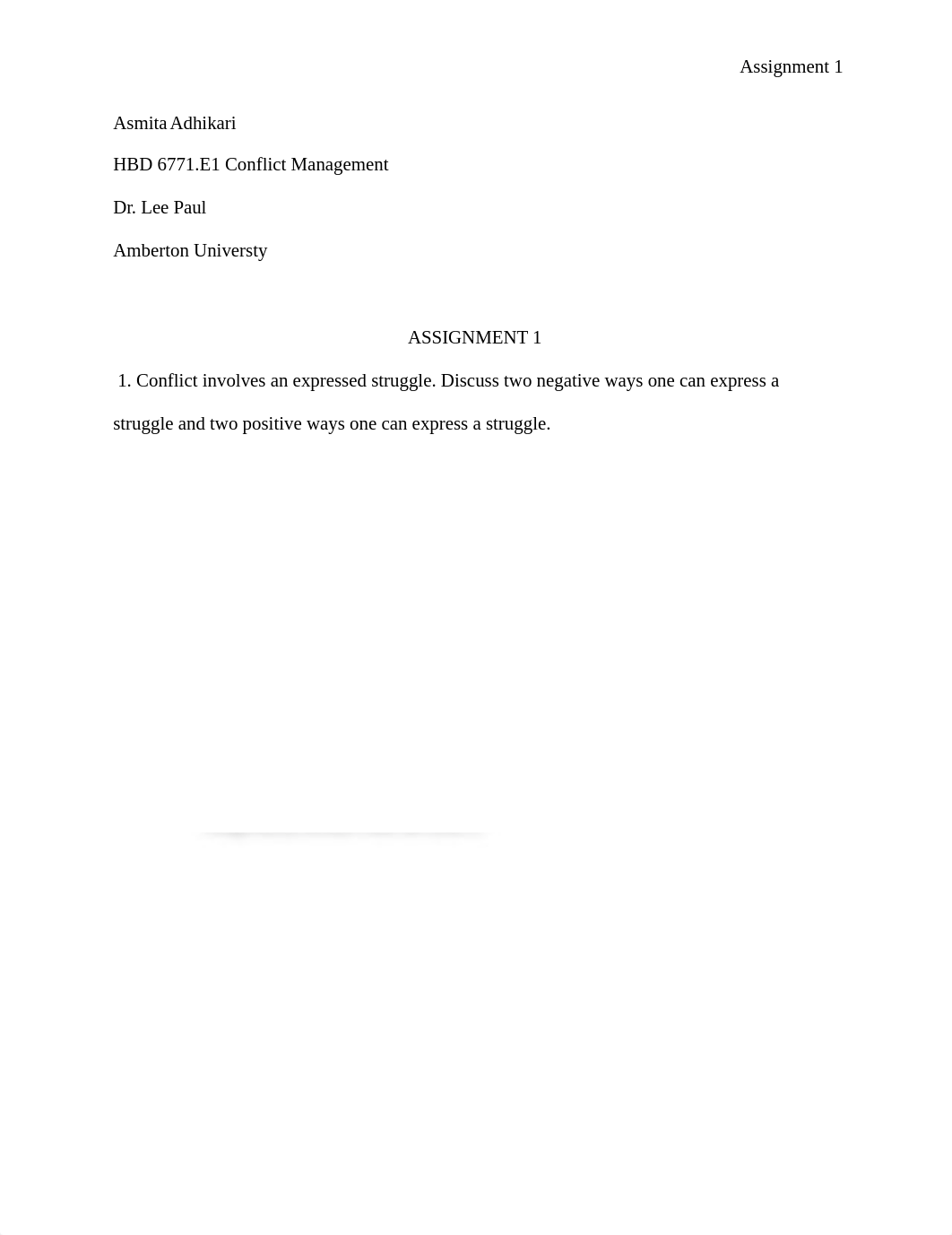 Asmita Adhikari Conflict Management_Assignement 6 .docx_dc8cl6v20e4_page1