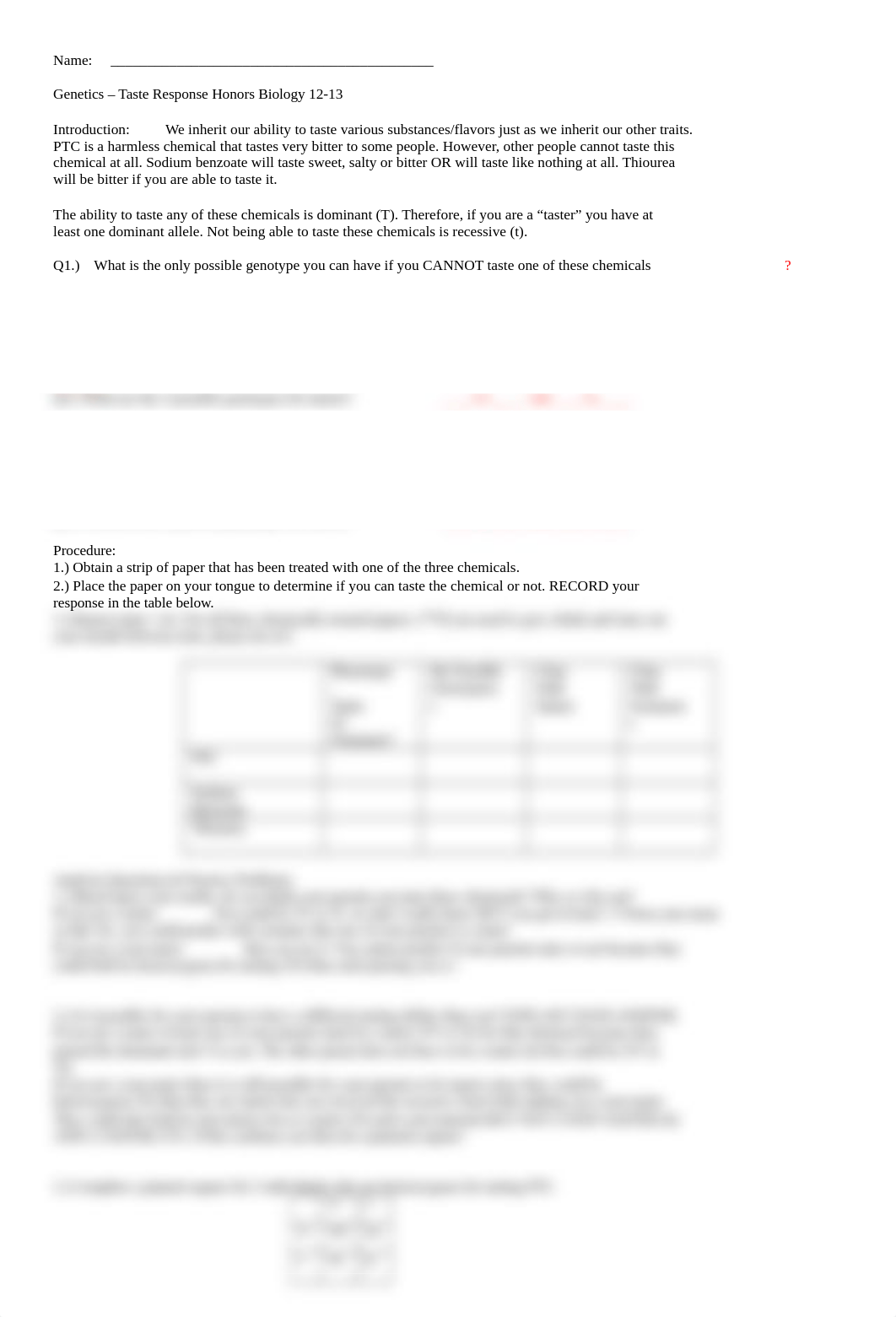 answers Genetics - Tasting Papers Lab_Honors 12-13.docx_dc8frz4t4n6_page1