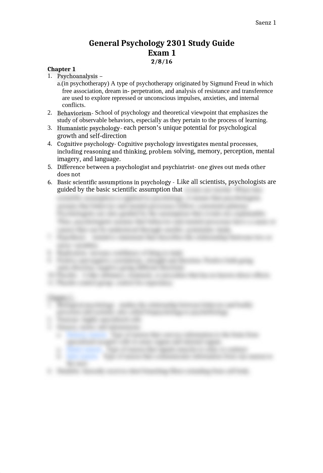 General Psyc 2301 Exam I_dc8kk86bxqq_page1