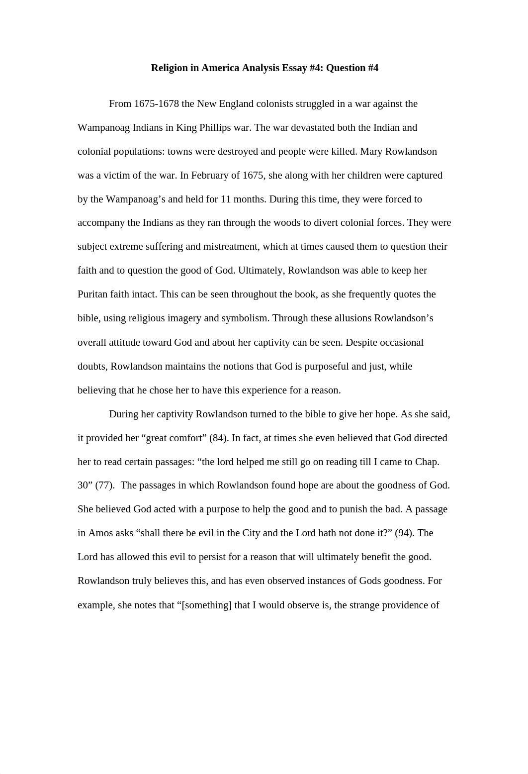 Mary Rowlandson Analysis Essay_dc8tjrkpip3_page1