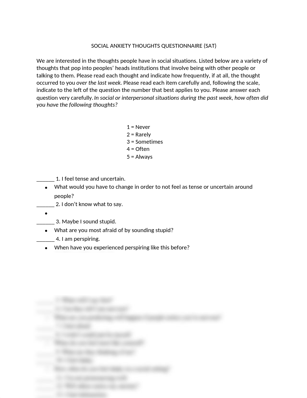 PSY 333- SOCIAL ANXIETY THOUGHTS QUESTIONNAIRE .docx_dc8xu185lkg_page1