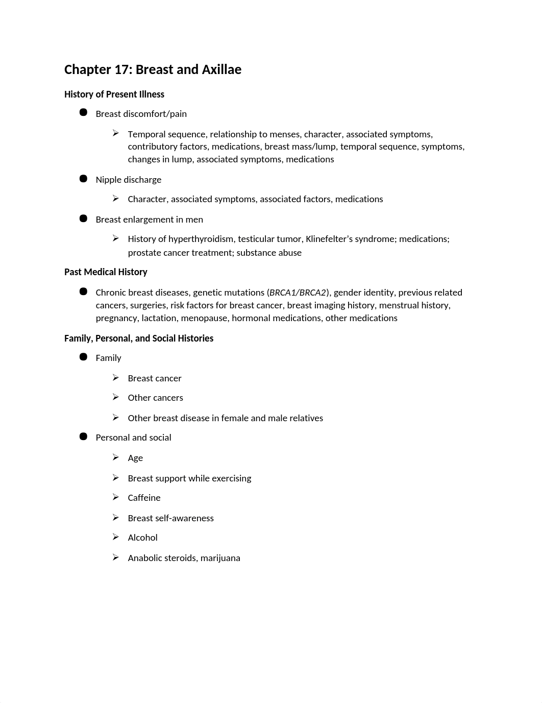 Chapter 17 Breast and Axillae Study Guide.docx_dc9ab1hv8j7_page1