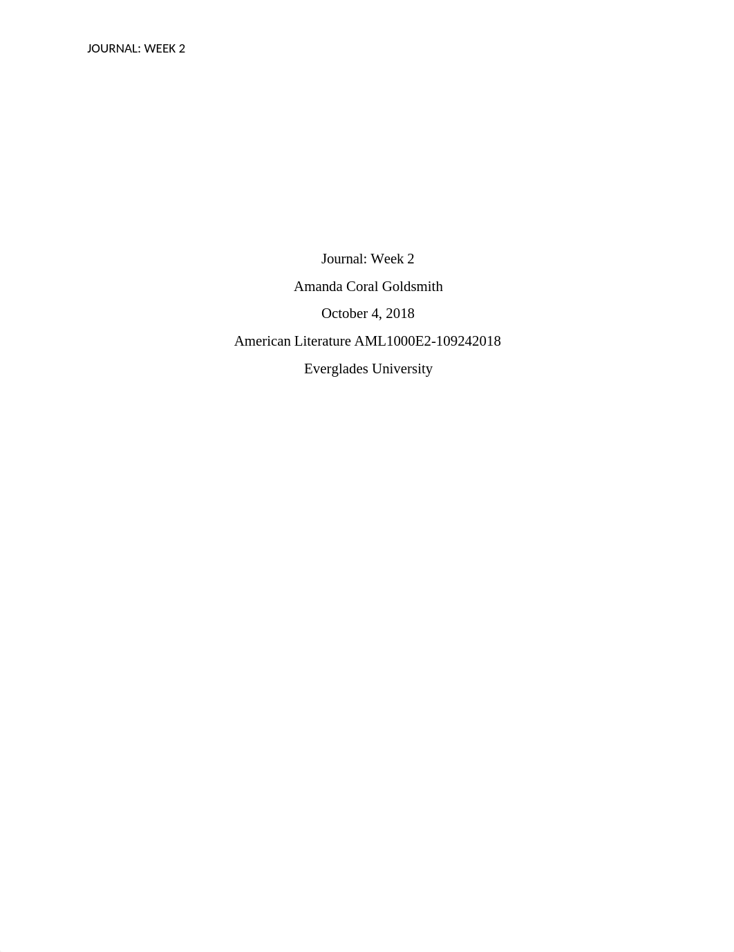 American Literature - Journal Week 2  - Goldsmith, Amanda.docx_dc9arovr7td_page1