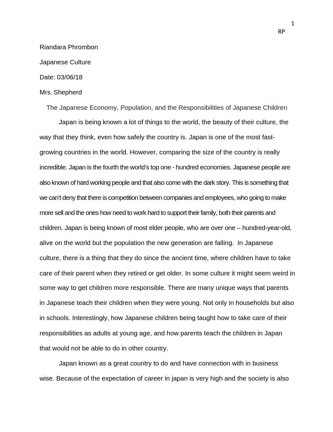 The Japanese Economy, Population, and the Responsibilities of Japanese Children.docx_dc9jm1p032a_page1